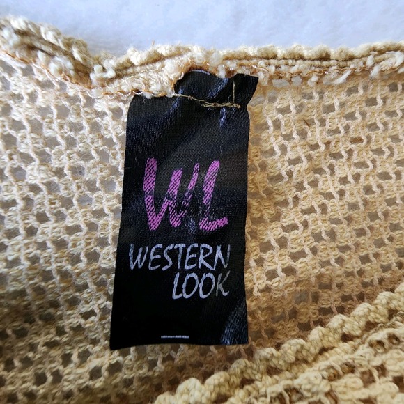 Crochet‎ Tunic Womens Large BOHO Cottage Country Hippy Festival Cotton Ercu - Picture 8 of 13